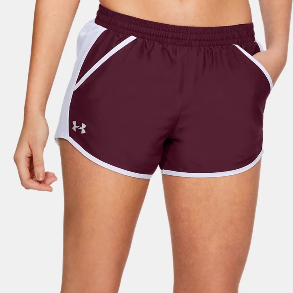 Under Armour Burgundy Athletic Shorts